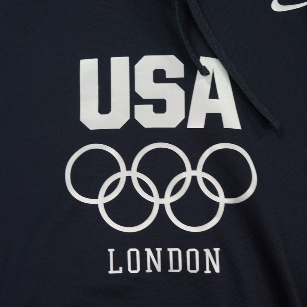 Team USA London Nike Hoodie Mens Small‎ Black Olympics Therma Fit Sweatshirt - Picture 2 of 9